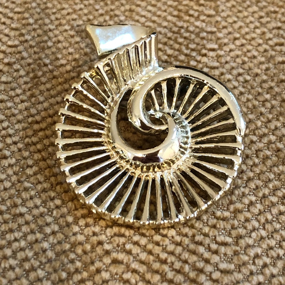 Gerry's Swirled Shell Brooch